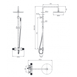 OMNIRES Contour CT8044GLB...