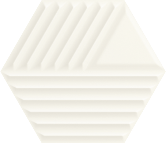 Ceramika Paradyż Woodskin Bianco Heksagon Struktura C Ściana