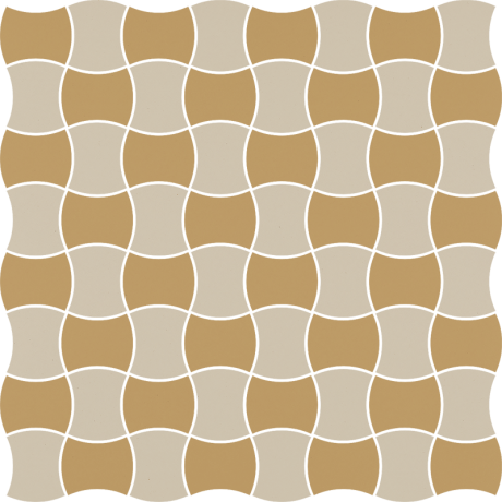 Ceramika Paradyż Modernizm Bianco Mozaika Prasowana K.3,6x4,4 Mix  C