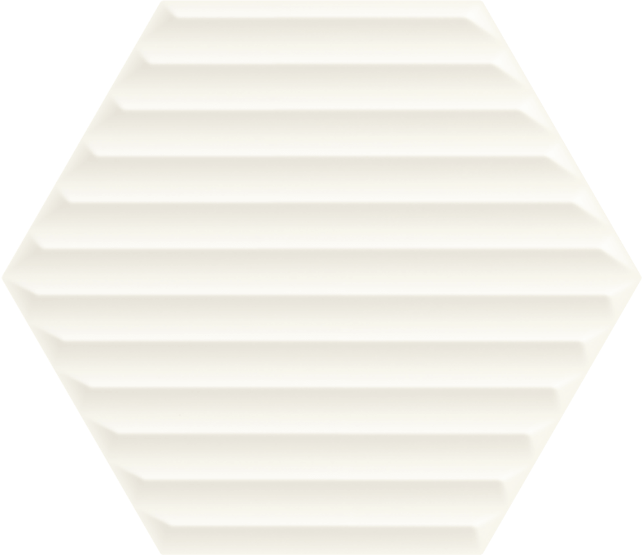 Ceramika Paradyż Woodskin Bianco Heksagon Struktura B Ściana