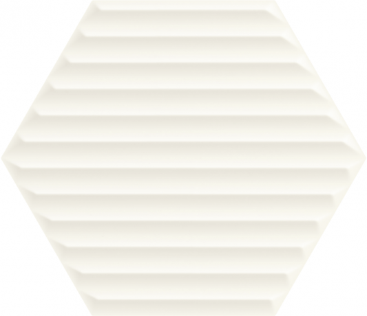 Ceramika Paradyż Woodskin Bianco Heksagon Struktura B Ściana