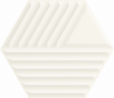 Ceramika Paradyż Woodskin Bianco Heksagon Struktura C Ściana