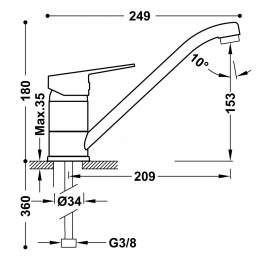 Tres Base 21533301 - OUTLET...