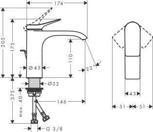 Hansgrohe Vivenis 75020700...