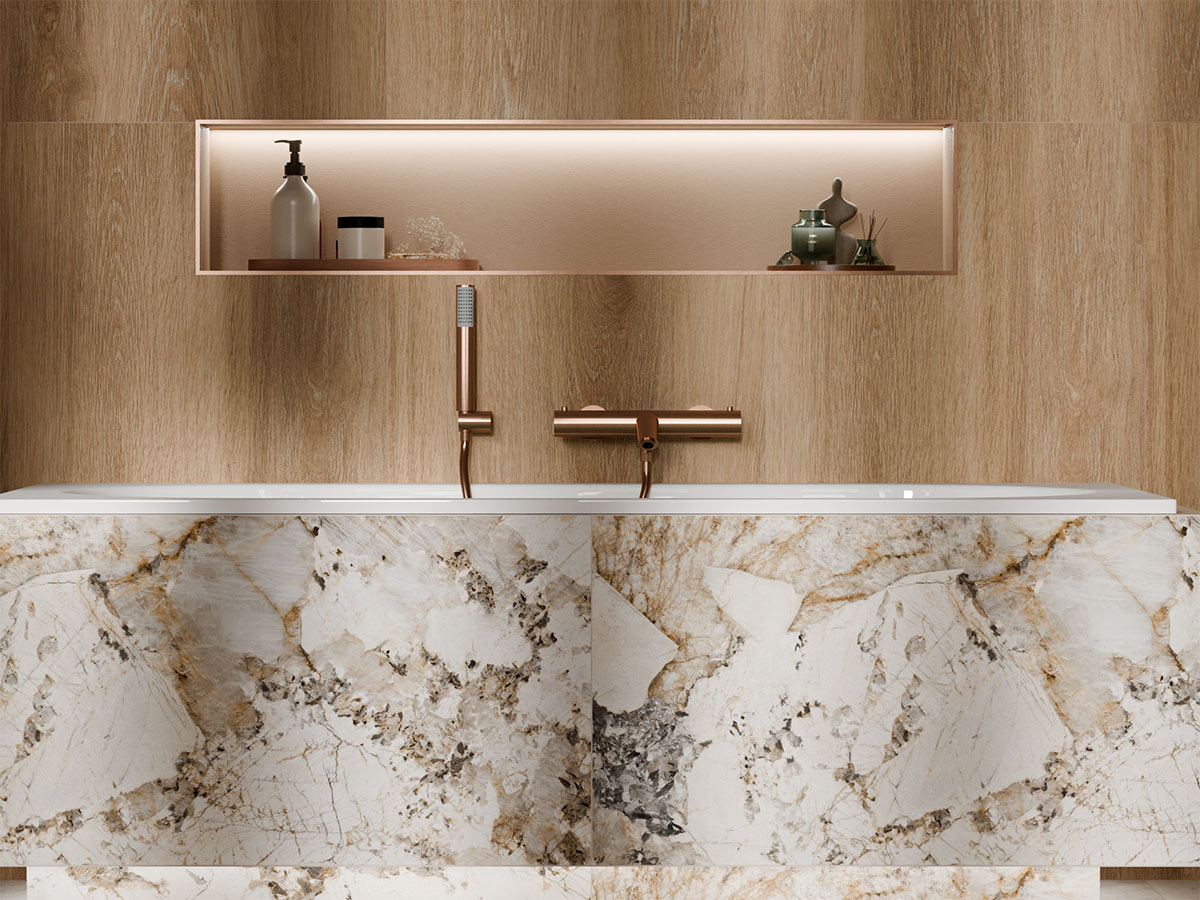 Bateria wannowa złota – elegancka armatura do nowoczesnej łazienki Bateria wannowa złota – elegancka armatura do nowoczesnej łazienki