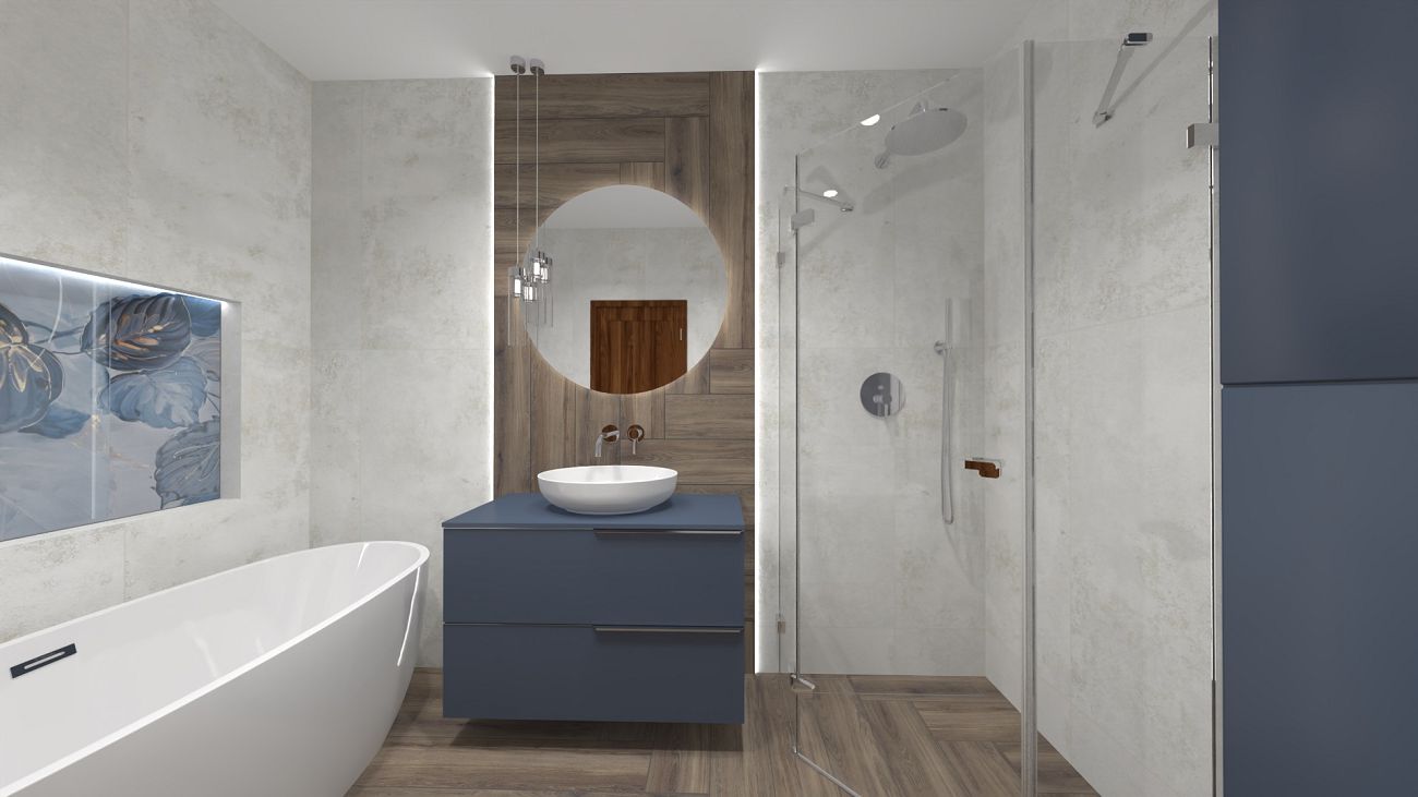 Projekt salony łazienek BLU Bydgoszcz