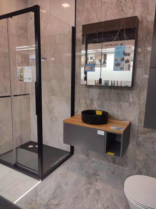 Łazienka z meblami IÖ Modular - zdjęcie od BLU salon łazienek Łowicz