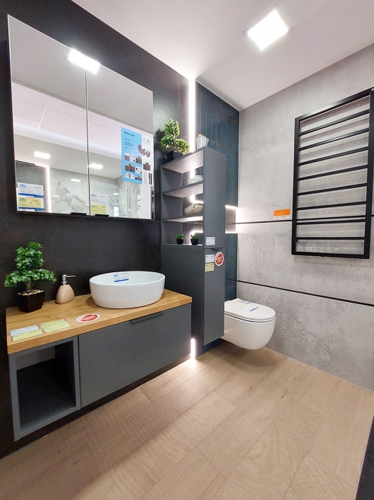 Łazienka z meblami IÖ Modular - zdjęcie od salonu BLU Krosno