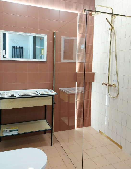 Łazienka z płytkami Ceramika Paradyż Neve Creative - zdjęcie od BLU salon łazienek Łódź
