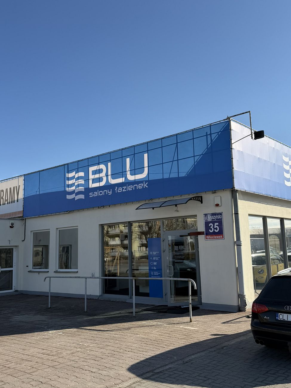 Zdjęcie salonu łazienek BLU Włocławek