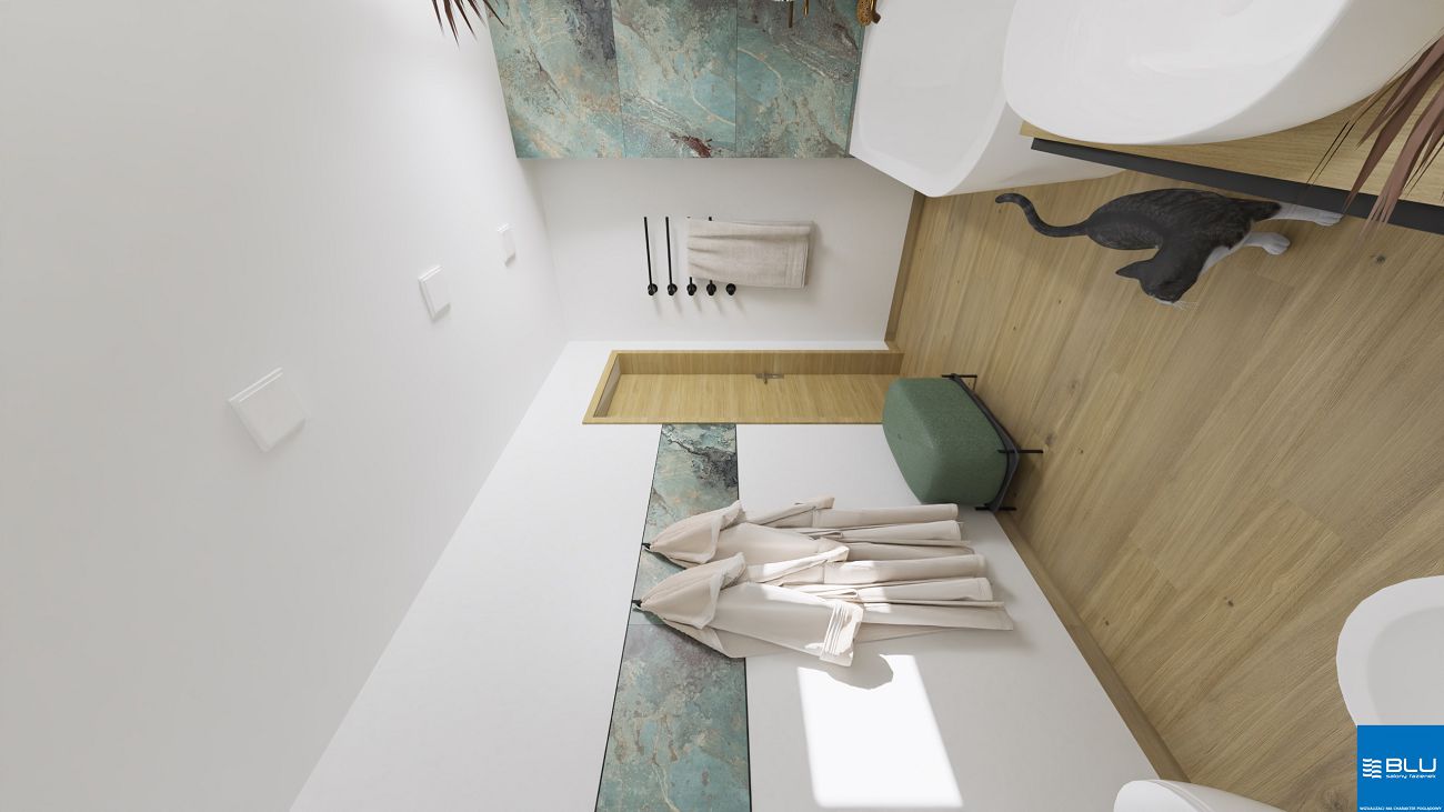 Projekt łazienki salon łazienek BLU Katowice