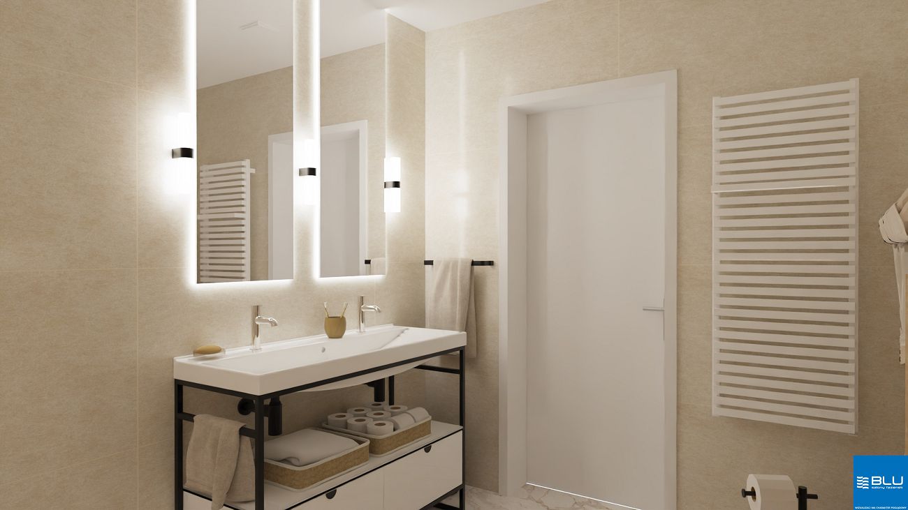 Projekt łazienki salon łazienek BLU Katowice