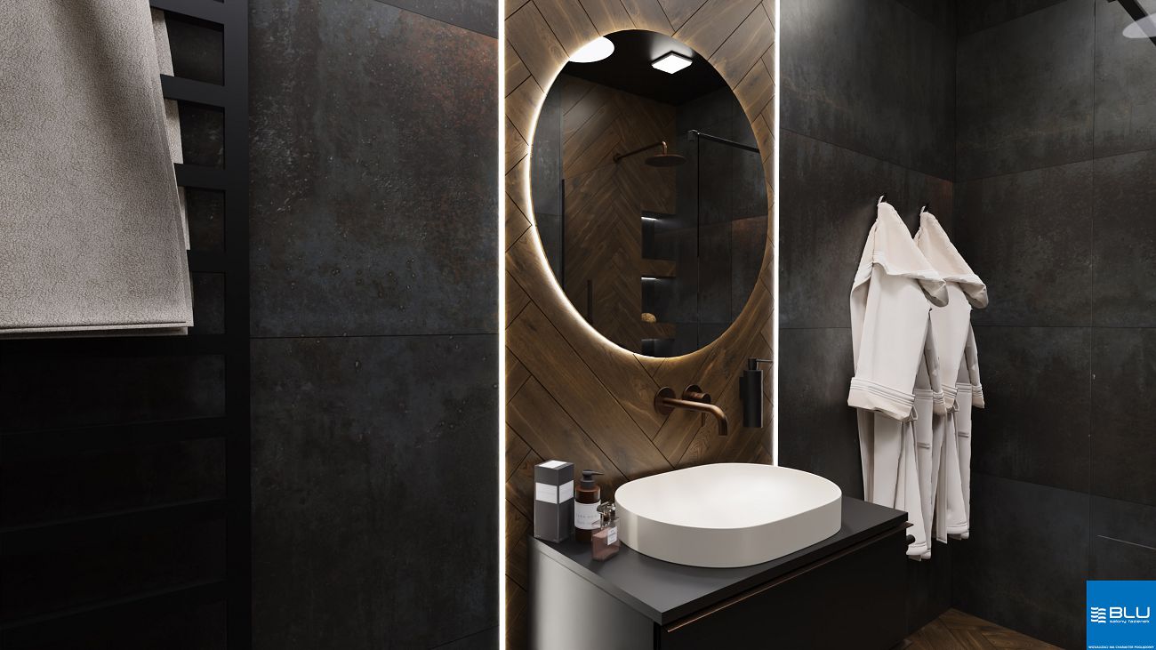 Projekt łazienki salon łazienek BLU Katowice