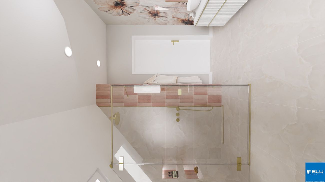 Projekt łazienki salon łazienek BLU Katowice