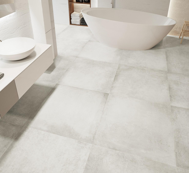 Beton w łazience