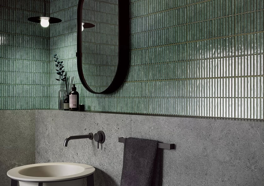 Mozaika Ceramika Paradyż Monpelli Emerald w łazience